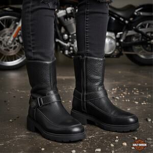 Harley-Davidson Leather Riding Boots - Women’s 6.5 - Y2K Era